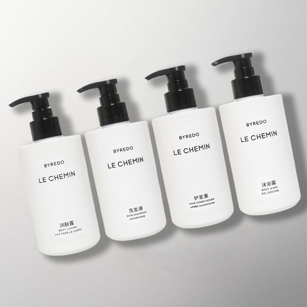 BYREDO LE CHEMIN Shampoo & Shower Gel & Conditioner & Body Lotion Bundle 300ML Each