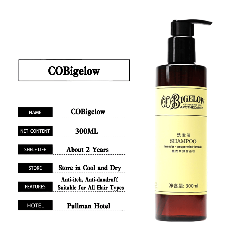 C.O. BIGELOW shampoo and the features.