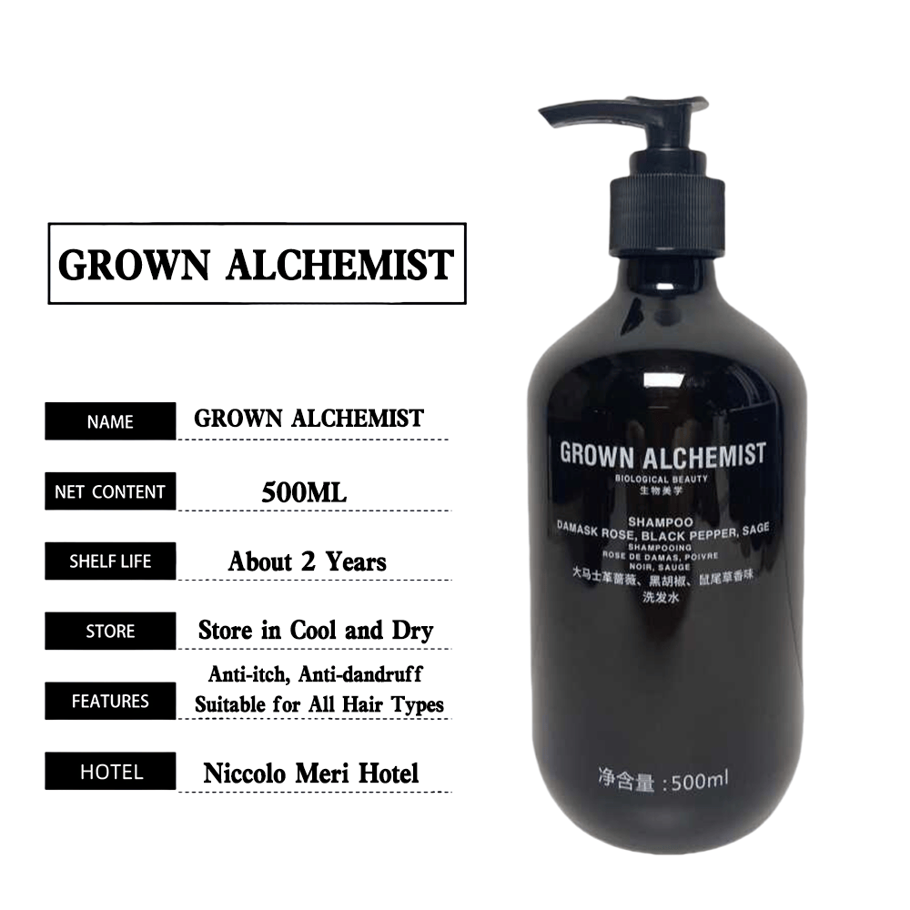 GROWN ALCHEMIST Shampoo & Conditioner & Body Lotion & Shower Gel 500ML