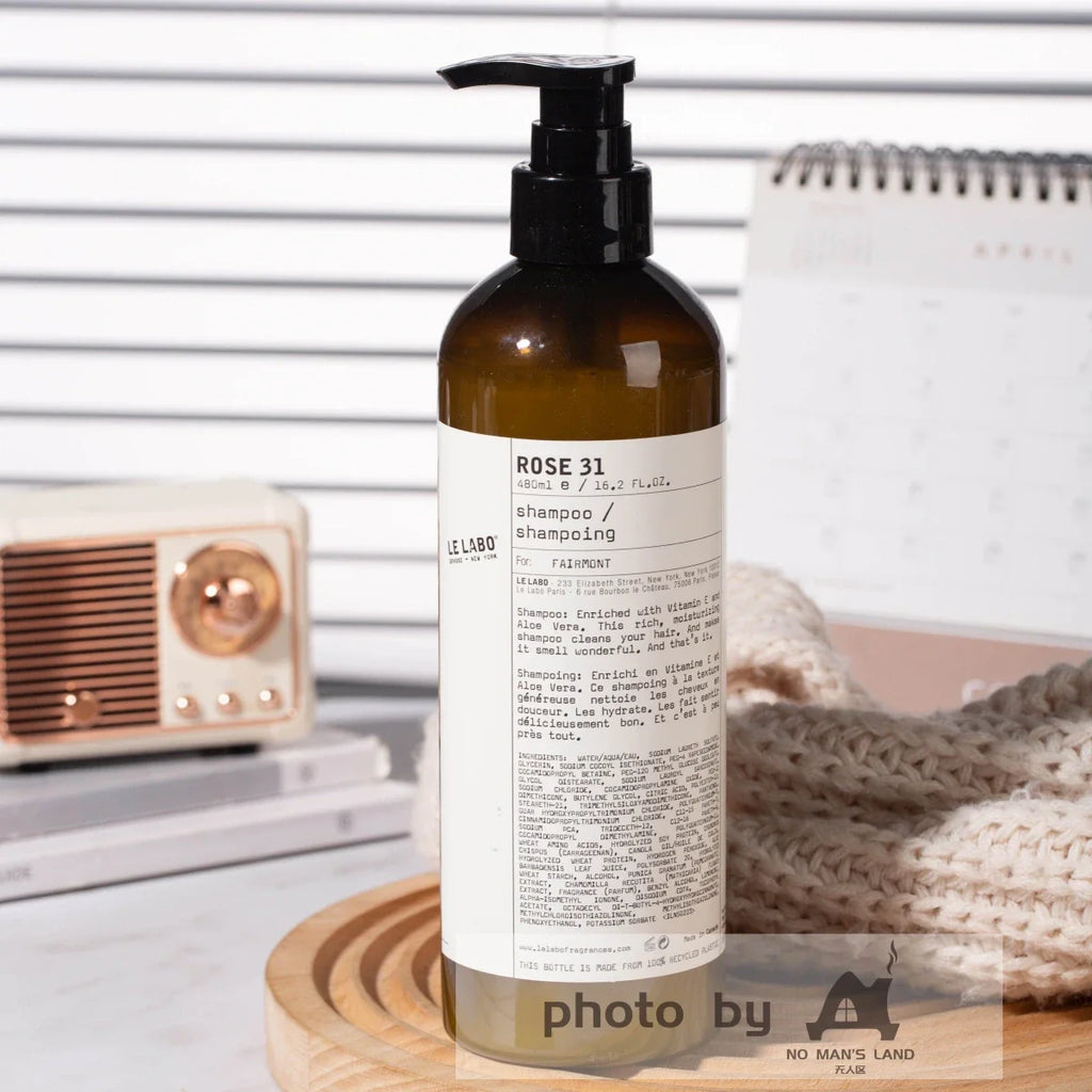 Fairmont Hotel Shampoo or Shower Gel or Conditioner or Body Lotion 480ML | LE LABO ROSE31