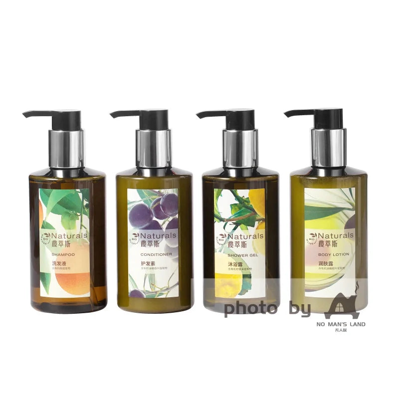 High-end Hotel Shampoo or Shower Gel or Conditioner or Body Lotion 300ML | Naturals