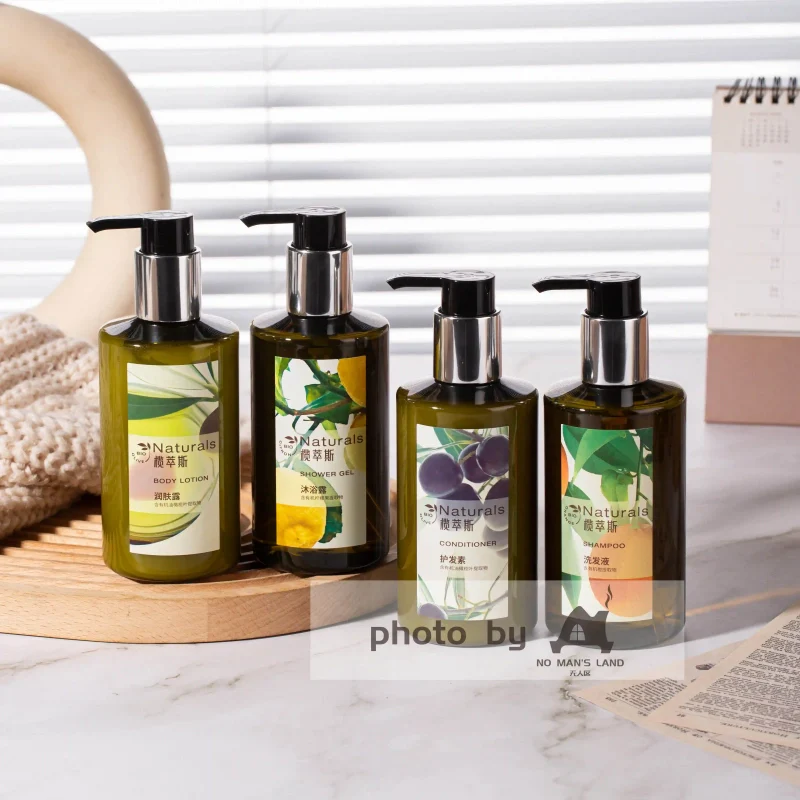 High-end Hotel Shampoo or Shower Gel or Conditioner or Body Lotion 300ML | Naturals