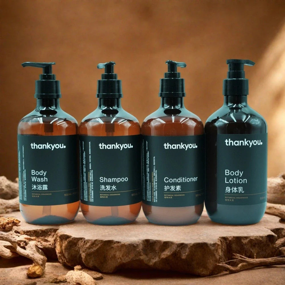 Atour Hotel Shampoo or Shower Gel or Conditioner or Body Lotion or Hand Wash 500ML | THANK YOU